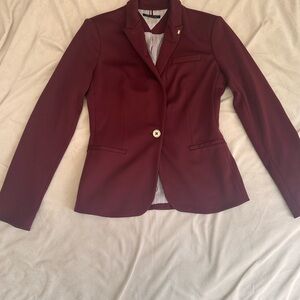 Tommy Hilfiger Maroon Blazer